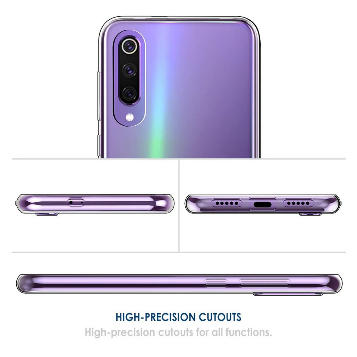 Funda Gel Tpu Fina Ultra-Thin 0,5mm Transparente para Xiaomi Mi 9 SE