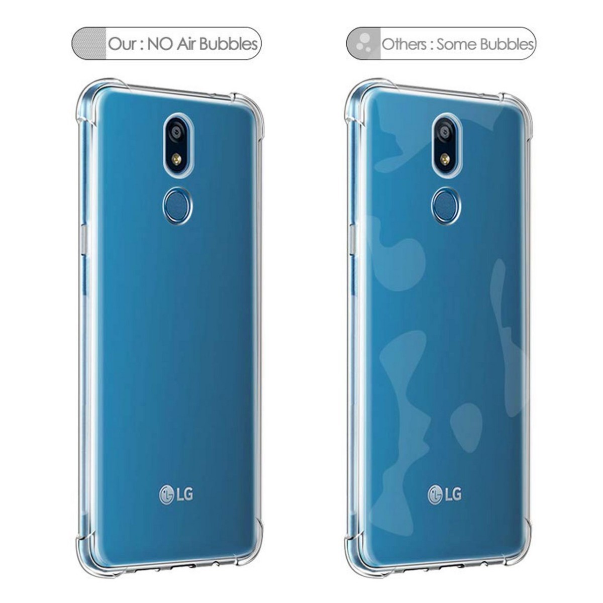 Funda Gel Tpu Anti-Shock Transparente para Lg K40