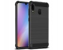 Funda Gel Tpu Anti-Shock Carbon Negra para Samsung Galaxy A40