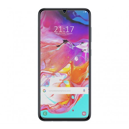 Protector Cristal Templado para Samsung Galaxy A70 Vidrio