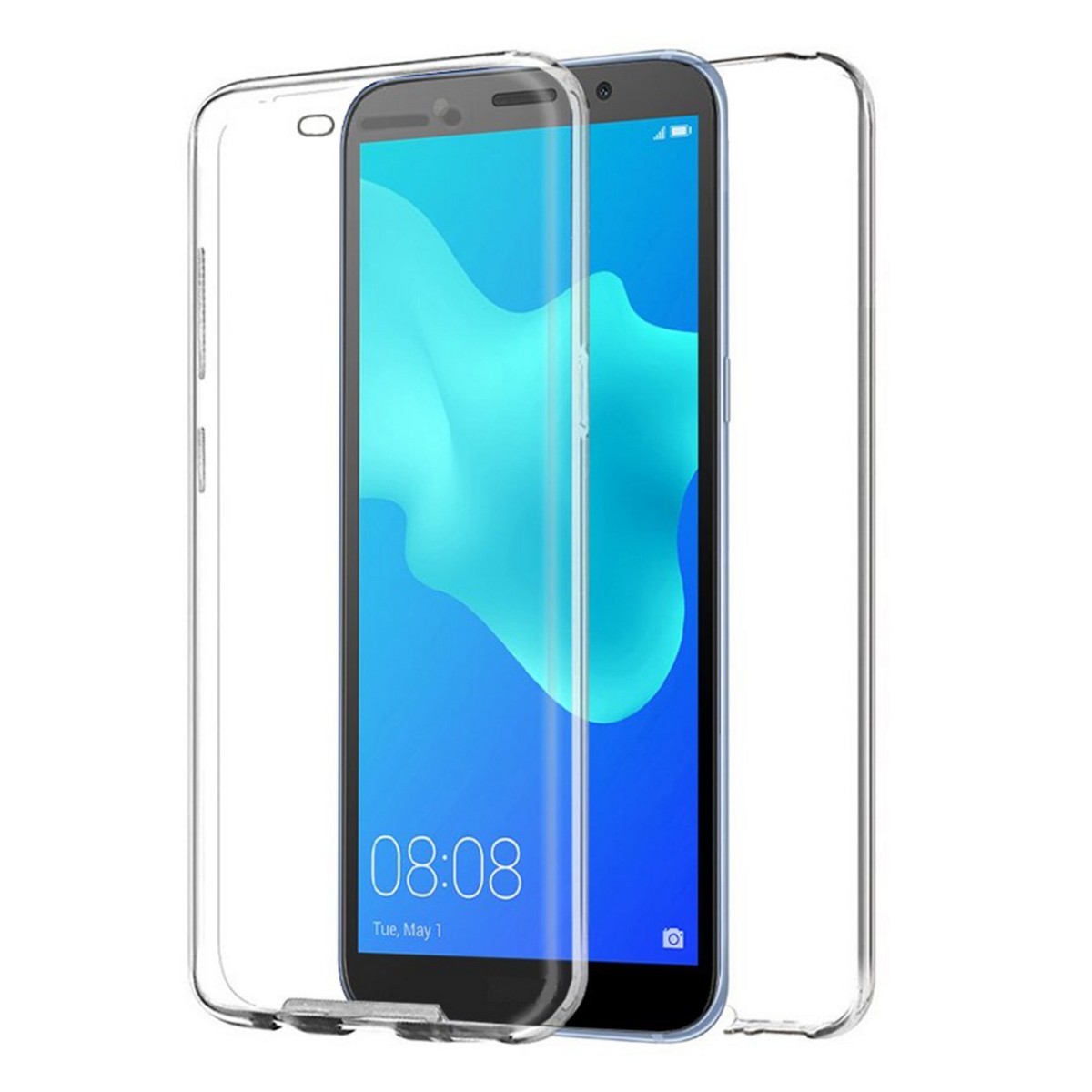 Funda Completa Transparente Pc + Tpu Full Body 360 para Xiaomi Redmi Go