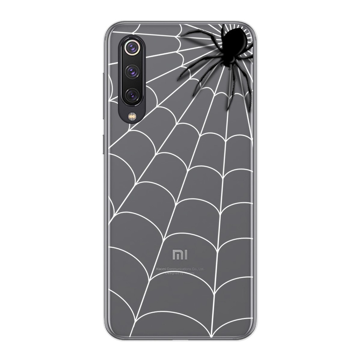 Funda Gel Transparente para Xiaomi Mi 9 SE diseño Araña Dibujos