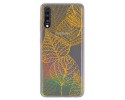 Funda Gel Transparente para Samsung Galaxy A70 diseño Hojas Dibujos