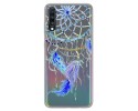 Funda Gel Transparente para Samsung Galaxy A70 diseño Plumas Dibujos