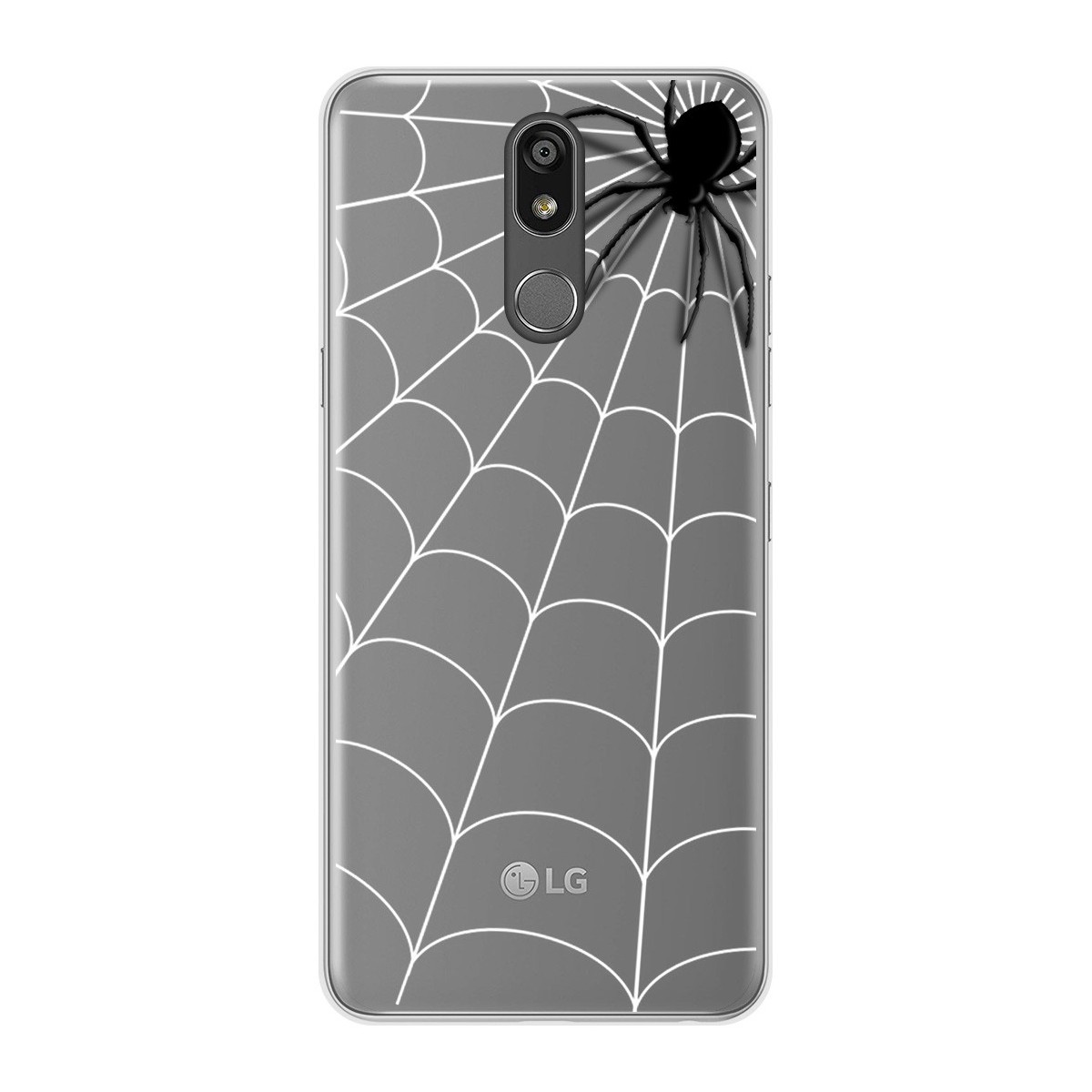 Funda Gel Transparente para Lg K40 diseño Araña Dibujos