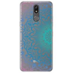 Funda Gel Transparente para Lg K40 diseño Mandala Dibujos