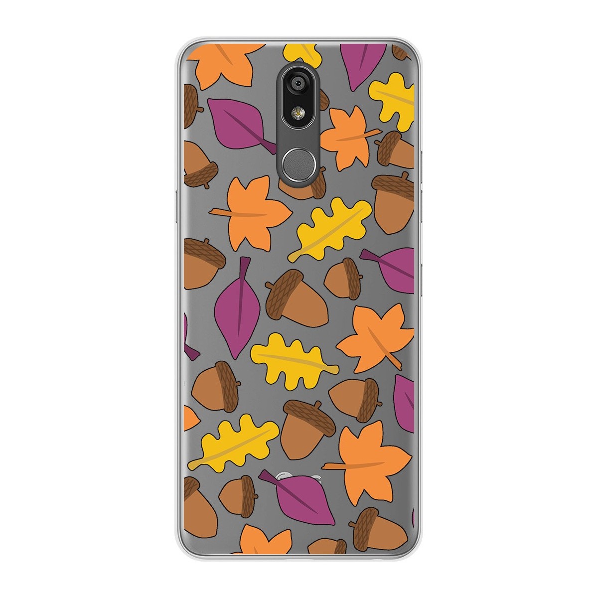 Funda Gel Transparente para Lg K40 diseño Otoño Dibujos