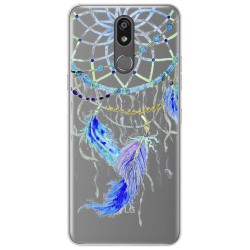 Funda Gel Transparente para Lg K40 diseño Plumas Dibujos
