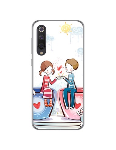 Funda Gel Tpu para Xiaomi Mi 9 SE diseño Café Dibujos