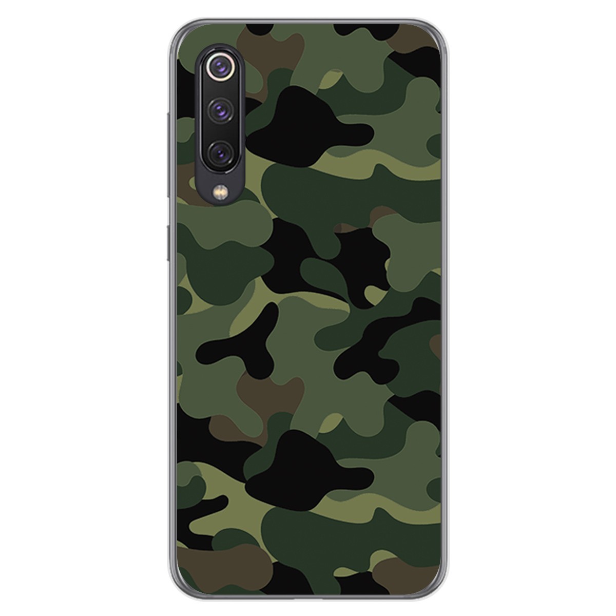 Funda Gel Tpu para Xiaomi Mi 9 SE diseño Camuflaje Dibujos