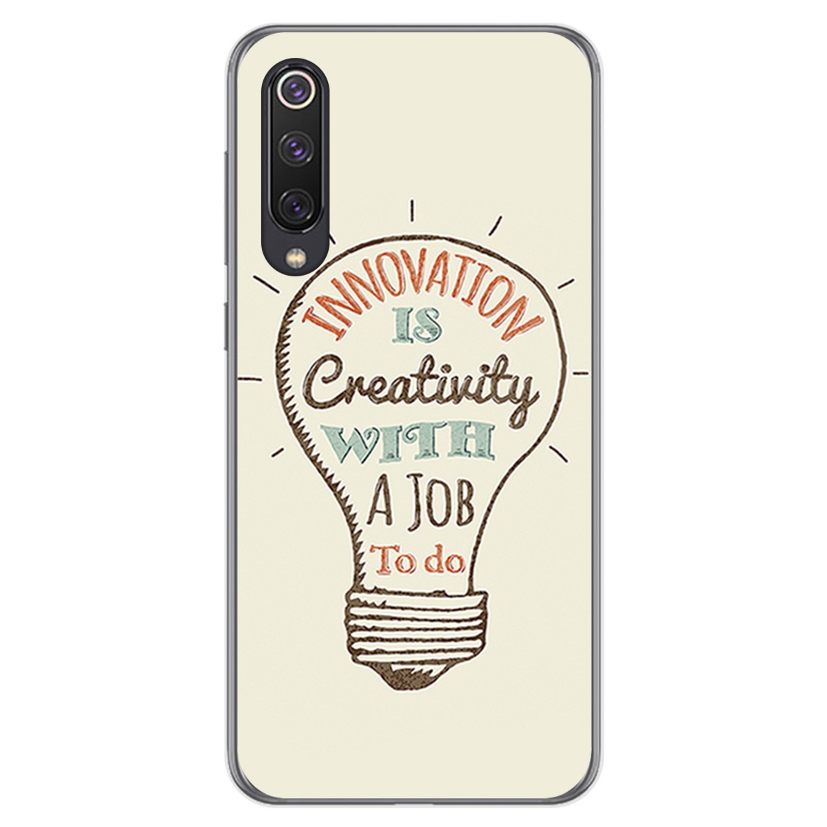 Funda Gel Tpu para Xiaomi Mi 9 SE diseño Creativity Dibujos