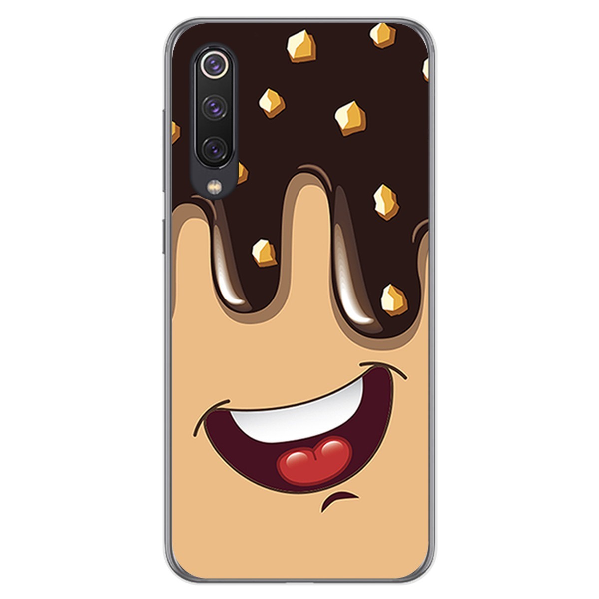Funda Gel Tpu para Xiaomi Mi 9 SE diseño Helado Chocolate Dibujos