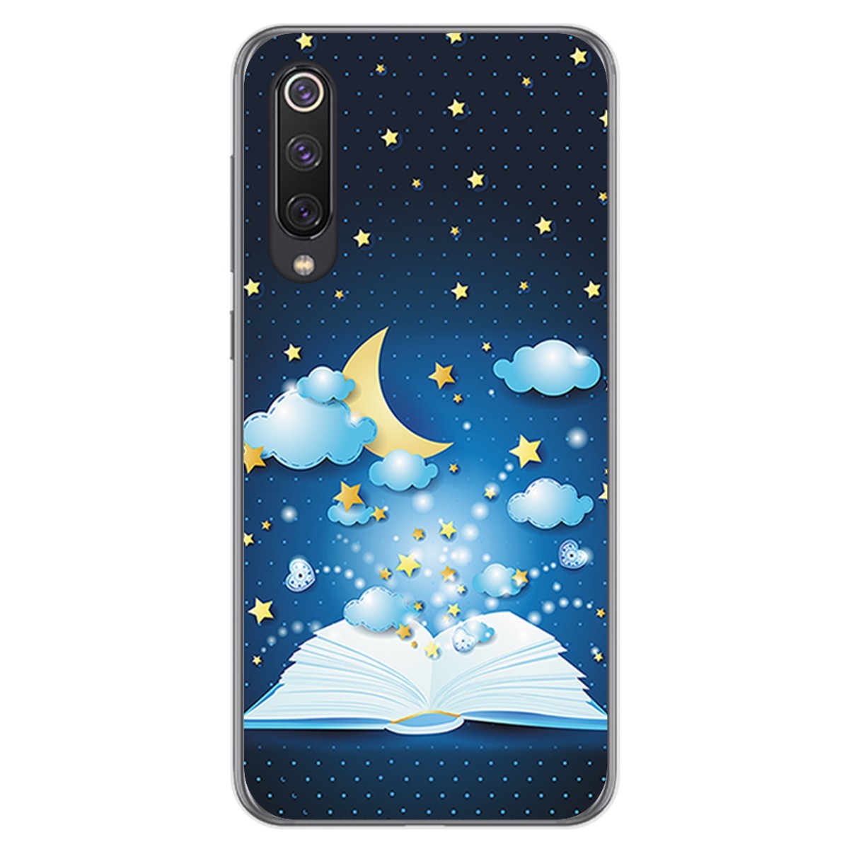 Funda Gel Tpu para Xiaomi Mi 9 SE diseño Libro Cuentos Dibujos