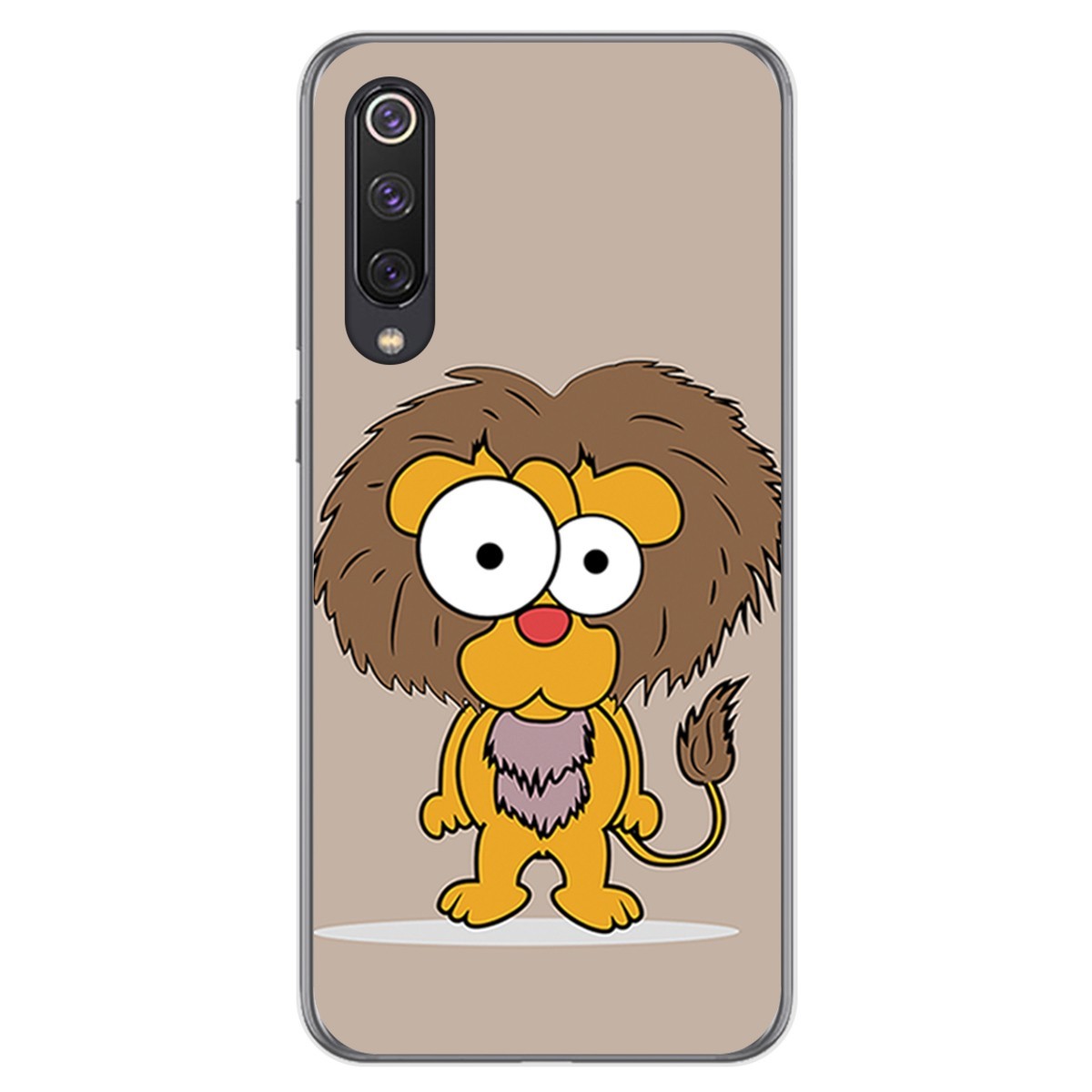 Funda Gel Tpu para Xiaomi Mi 9 SE diseño Leon Dibujos