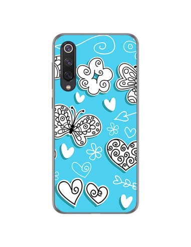 Funda Gel Tpu para Xiaomi Mi 9 SE diseño Mariposas Dibujos