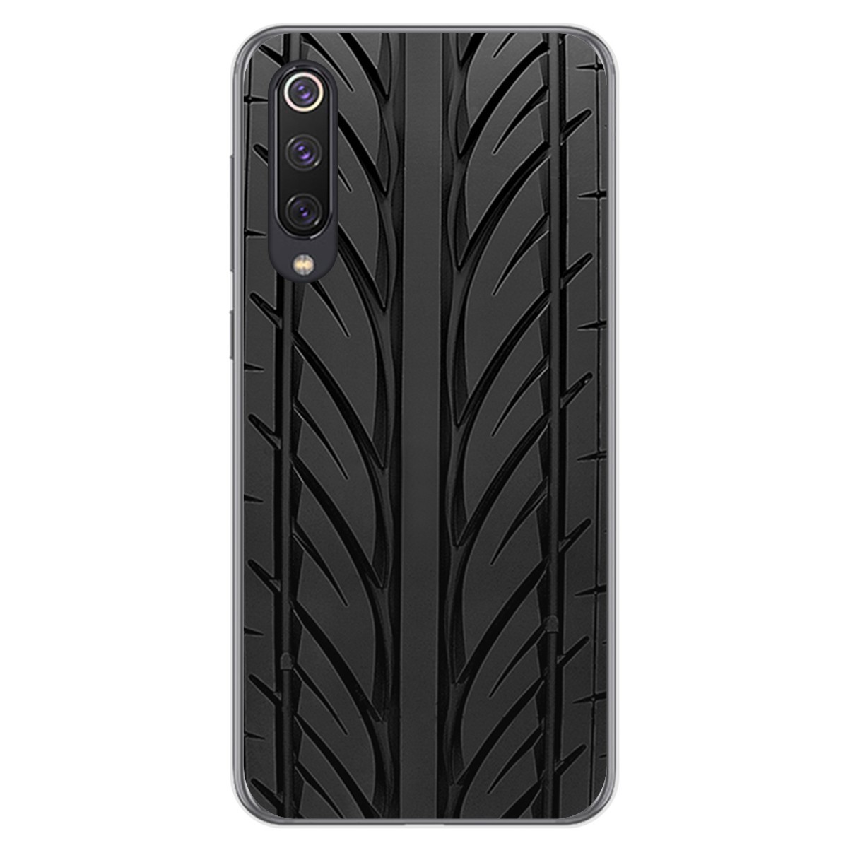 Funda Gel Tpu para Xiaomi Mi 9 SE diseño Neumatico Dibujos