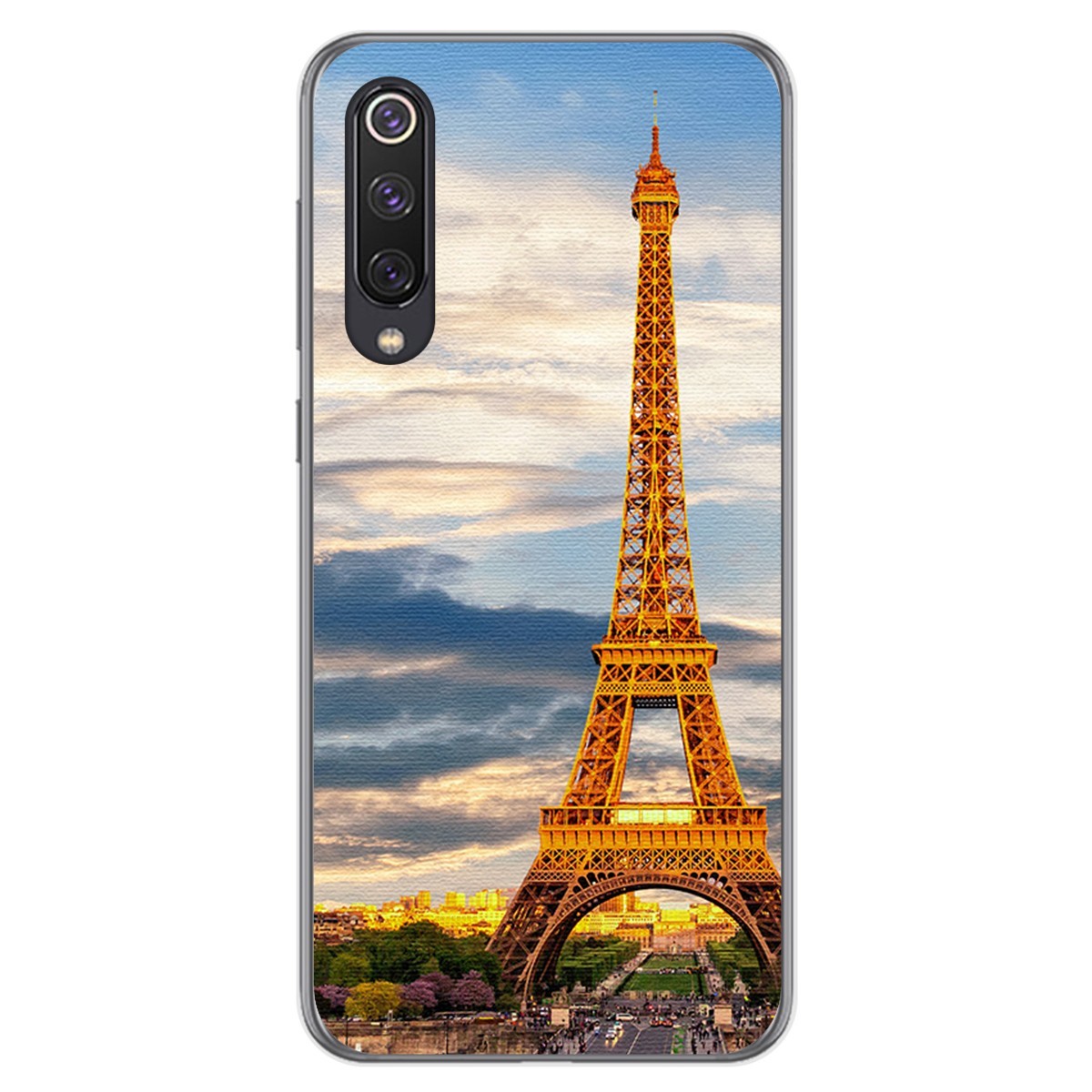 Funda Gel Tpu para Xiaomi Mi 9 SE diseño Paris Dibujos