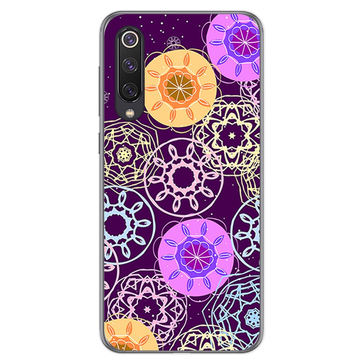 Funda Gel Tpu para Xiaomi Mi 9 SE diseño Radial Dibujos