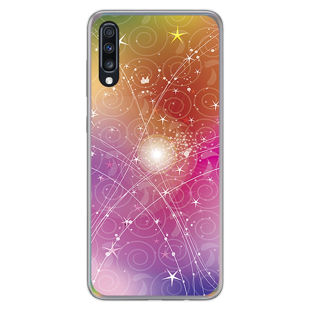 Funda Gel Tpu para Samsung Galaxy A70 diseño Abstracto Dibujos