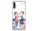 Funda Gel Tpu para Samsung Galaxy A70 diseño Café Dibujos