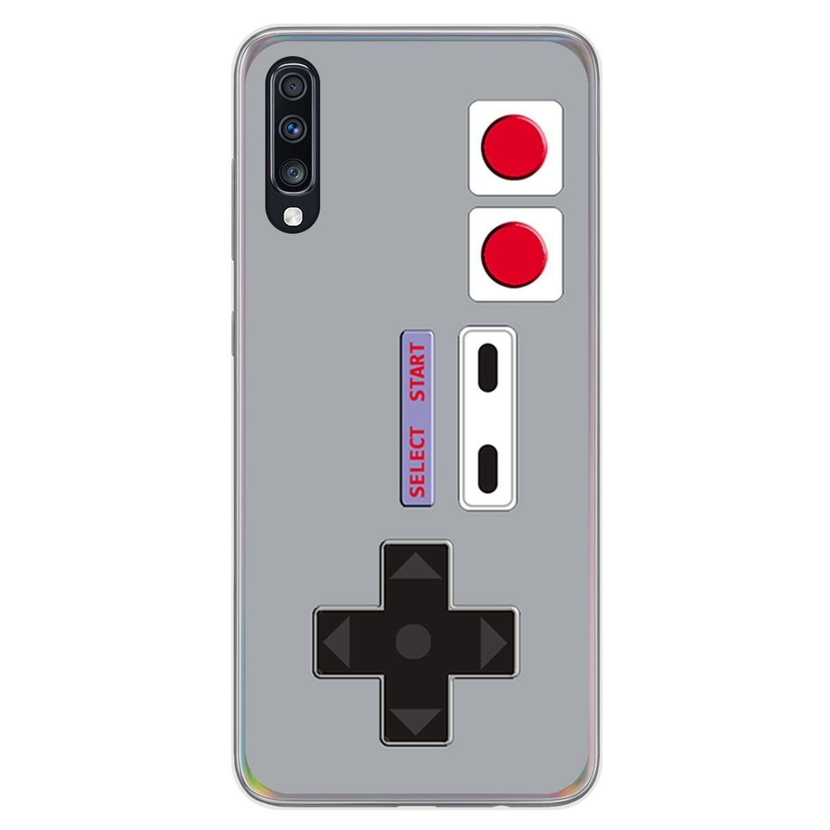Funda Gel Tpu para Samsung Galaxy A70 diseño Consola Dibujos