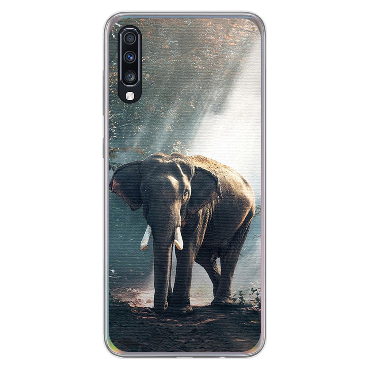 Funda Gel Tpu para Samsung Galaxy A70 diseño Elefante Dibujos