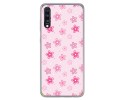Funda Gel Tpu para Samsung Galaxy A70 diseño Flores Dibujos