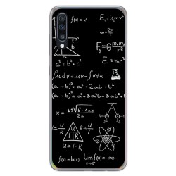 Funda Gel Tpu para Samsung Galaxy A70 diseño Formulas Dibujos
