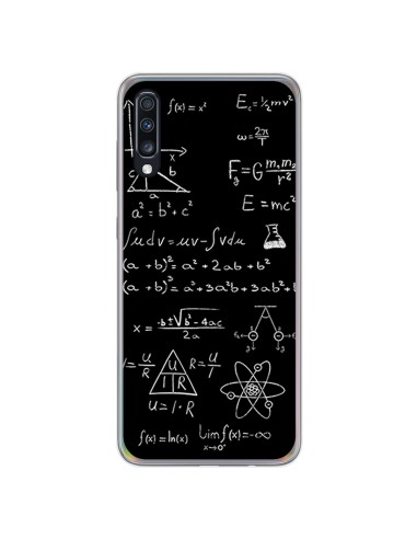 Funda Gel Tpu para Samsung Galaxy A70 diseño Formulas Dibujos