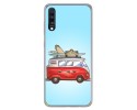 Funda Gel Tpu para Samsung Galaxy A70 diseño Furgoneta Dibujos