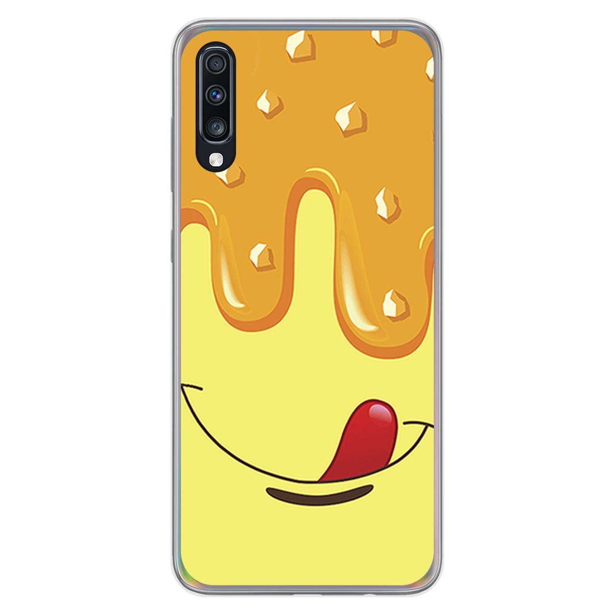 Funda Gel Tpu para Samsung Galaxy A70 diseño Helado Vainilla Dibujos