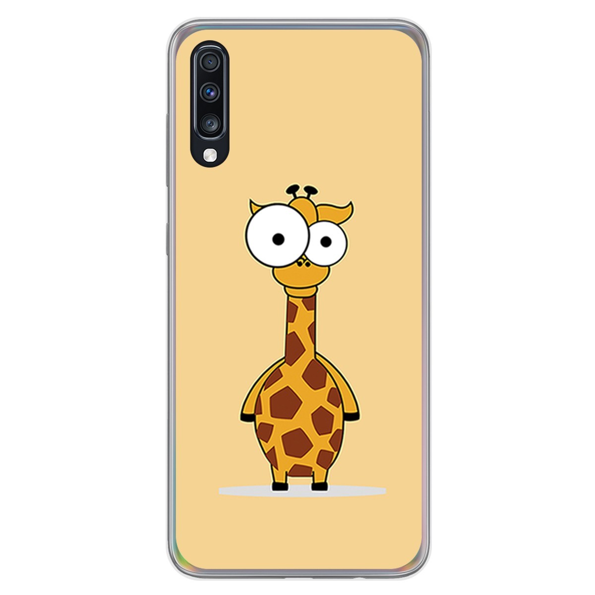 Funda Gel Tpu para Samsung Galaxy A70 diseño Jirafa Dibujos