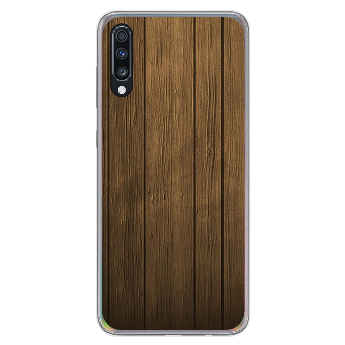 Funda Gel Tpu para Samsung Galaxy A70 diseño Madera Dibujos