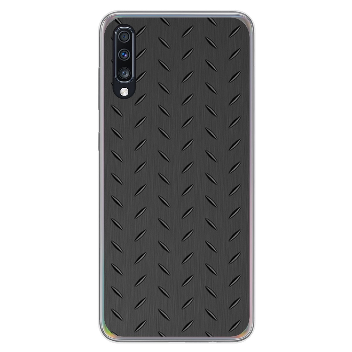 Funda Gel Tpu para Samsung Galaxy A70 diseño Metal Dibujos