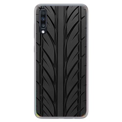 Funda Gel Tpu para Samsung Galaxy A70 diseño Neumatico Dibujos