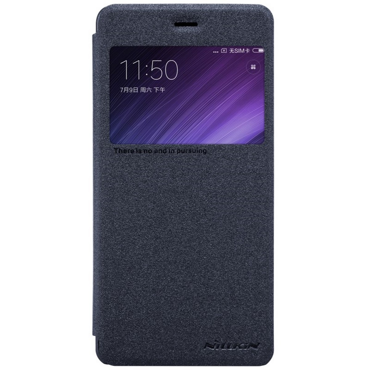 Funda Flip Negra Nillkin Modelo Sparkle para Xiaomi Redmi 4
