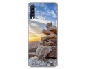 Funda Gel Tpu para Samsung Galaxy A70 diseño Sunset Dibujos