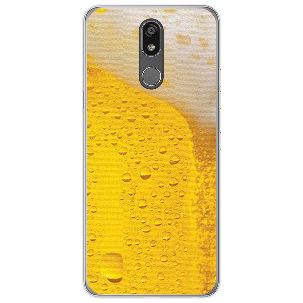 Funda Gel Tpu para Lg K40 diseño Cerveza Dibujos