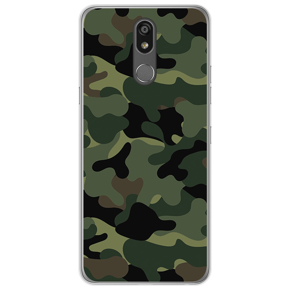 Funda Gel Tpu para Lg K40 diseño Camuflaje Dibujos