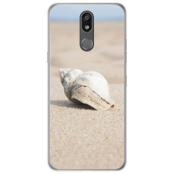 Funda Gel Tpu para Lg K40 diseño Concha Dibujos