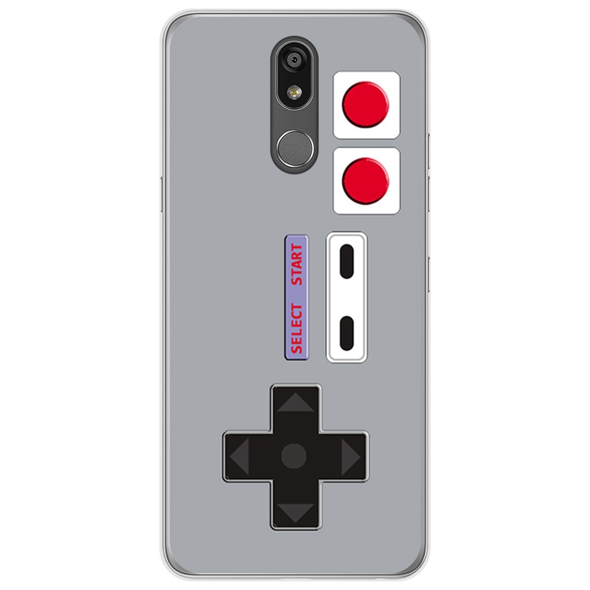 Funda Gel Tpu para Lg K40 diseño Consola Dibujos