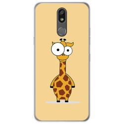 Funda Gel Tpu para Lg K40 diseño Jirafa Dibujos