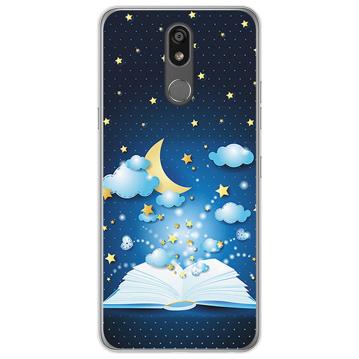 Funda Gel Tpu para Lg K40 diseño Libro Cuentos Dibujos