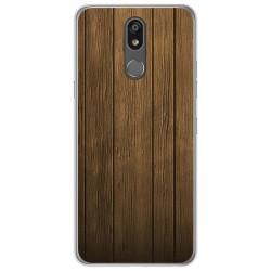Funda Gel Tpu para Lg K40 diseño Madera Dibujos
