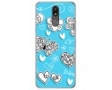 Funda Gel Tpu para Lg K40 diseño Mariposas Dibujos