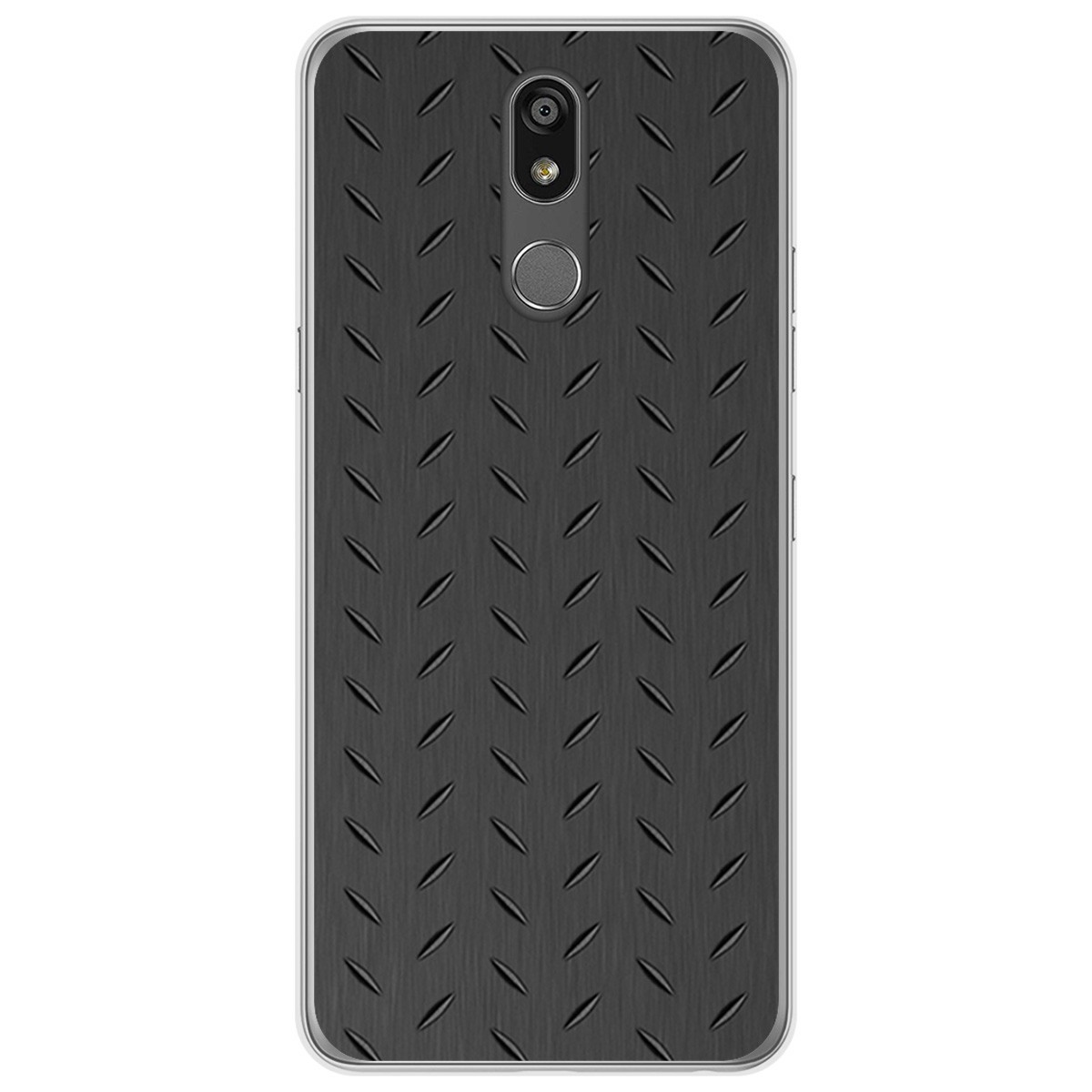 Funda Gel Tpu para Lg K40 diseño Metal Dibujos