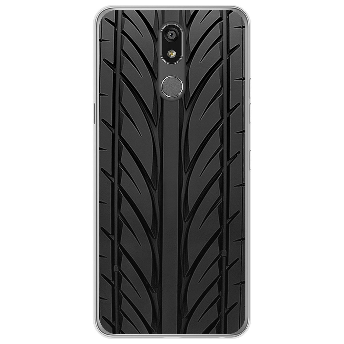 Funda Gel Tpu para Lg K40 diseño Neumatico Dibujos