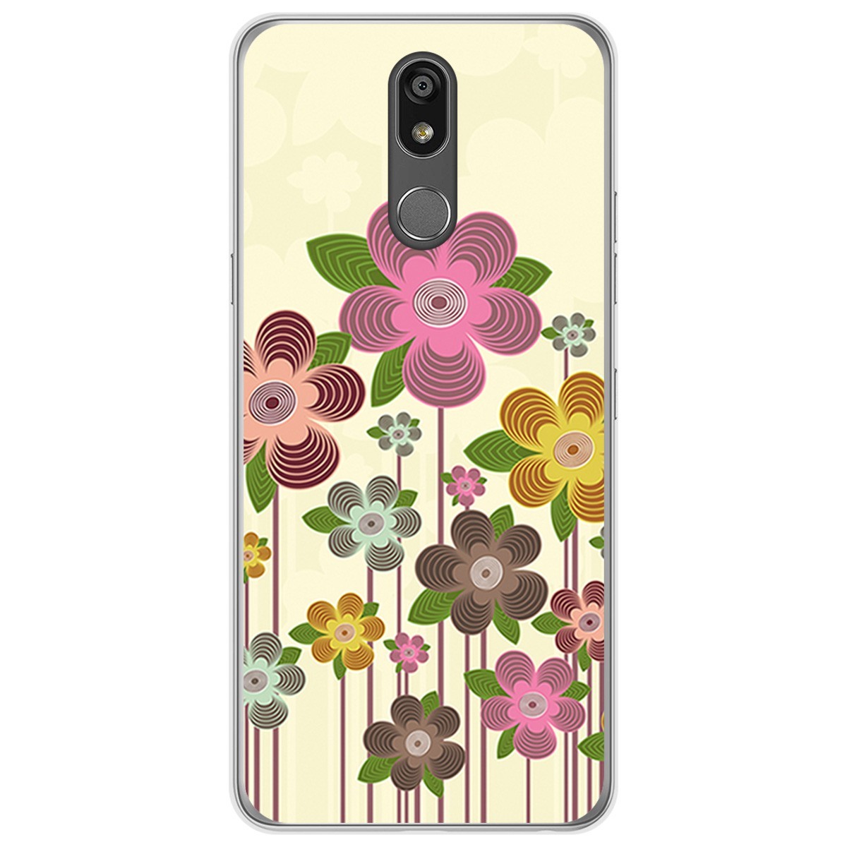Funda Gel Tpu para Lg K40 diseño Primavera En Flor Dibujos