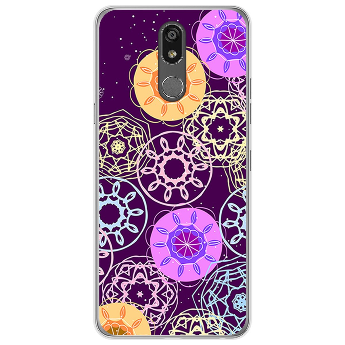Funda Gel Tpu para Lg K40 diseño Radial Dibujos