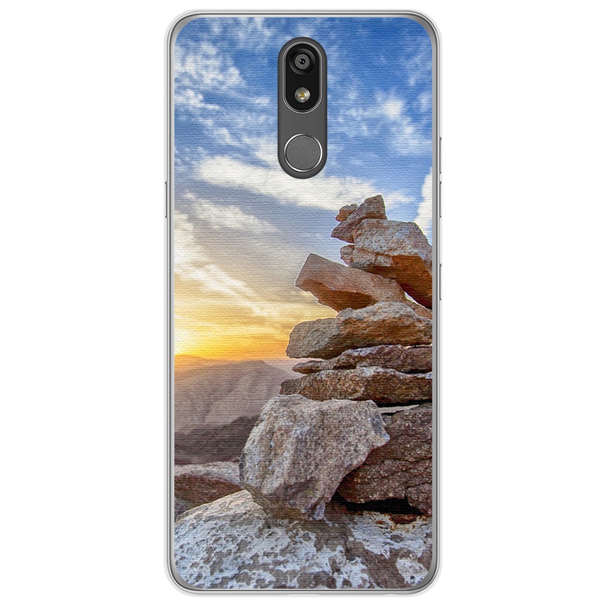 Funda Gel Tpu para Lg K40 diseño Sunset Dibujos